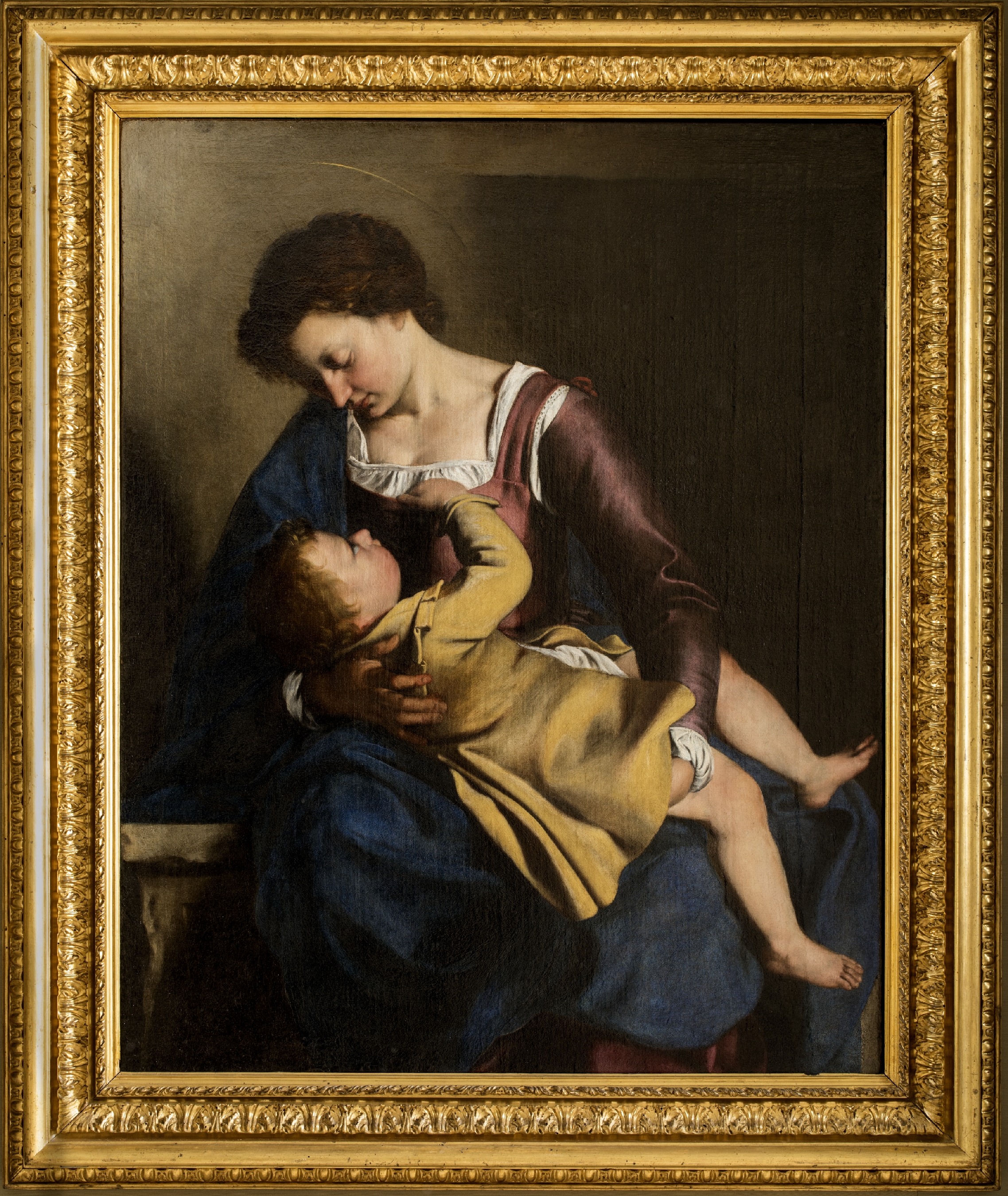 Immagine dell'opera di Gentileschi "Madonna con il bambino"