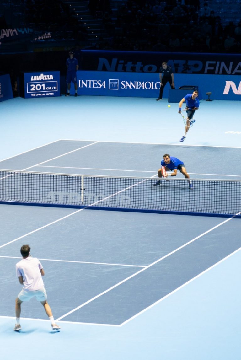 Immagine di un campo da tennis