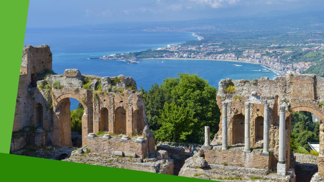 Immagine di un sito archeologico a Taormina