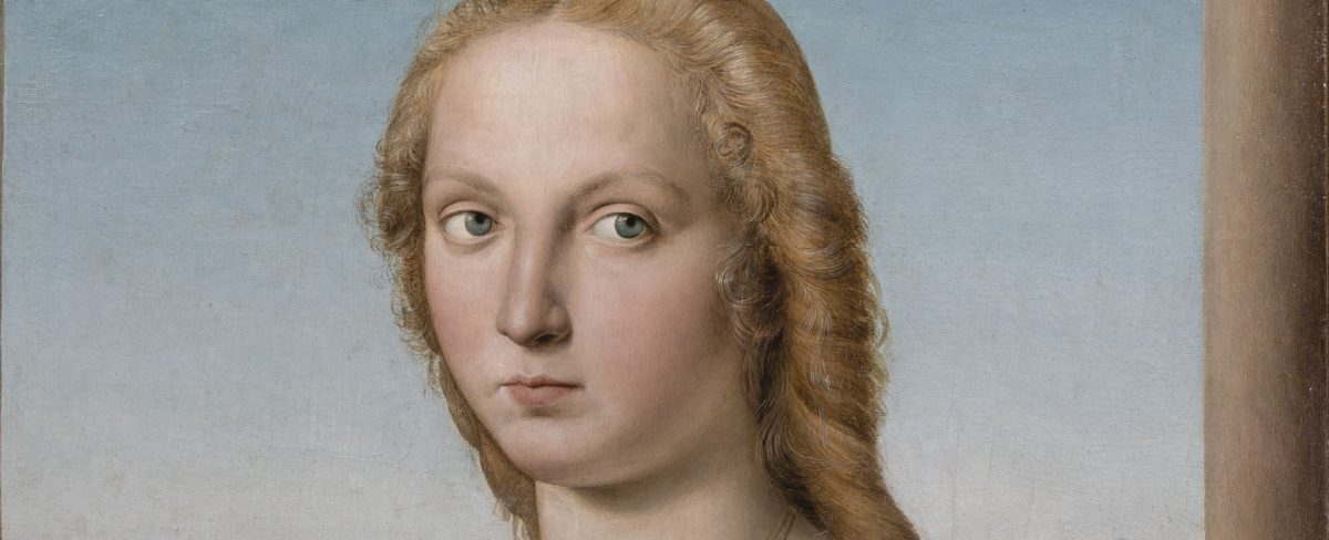 The image accompanying the News on the exhibition L’Ospite illustre, in which Intesa Sanpaolo is exhibiting Raffaello Sanzio’s Woman with a Unicorn in its museum of the Gallerie d’Italia in Naples, portrays a detail of the painting.