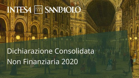 Copertina Dichiarazione Consolidata Non Finanziaria 2020